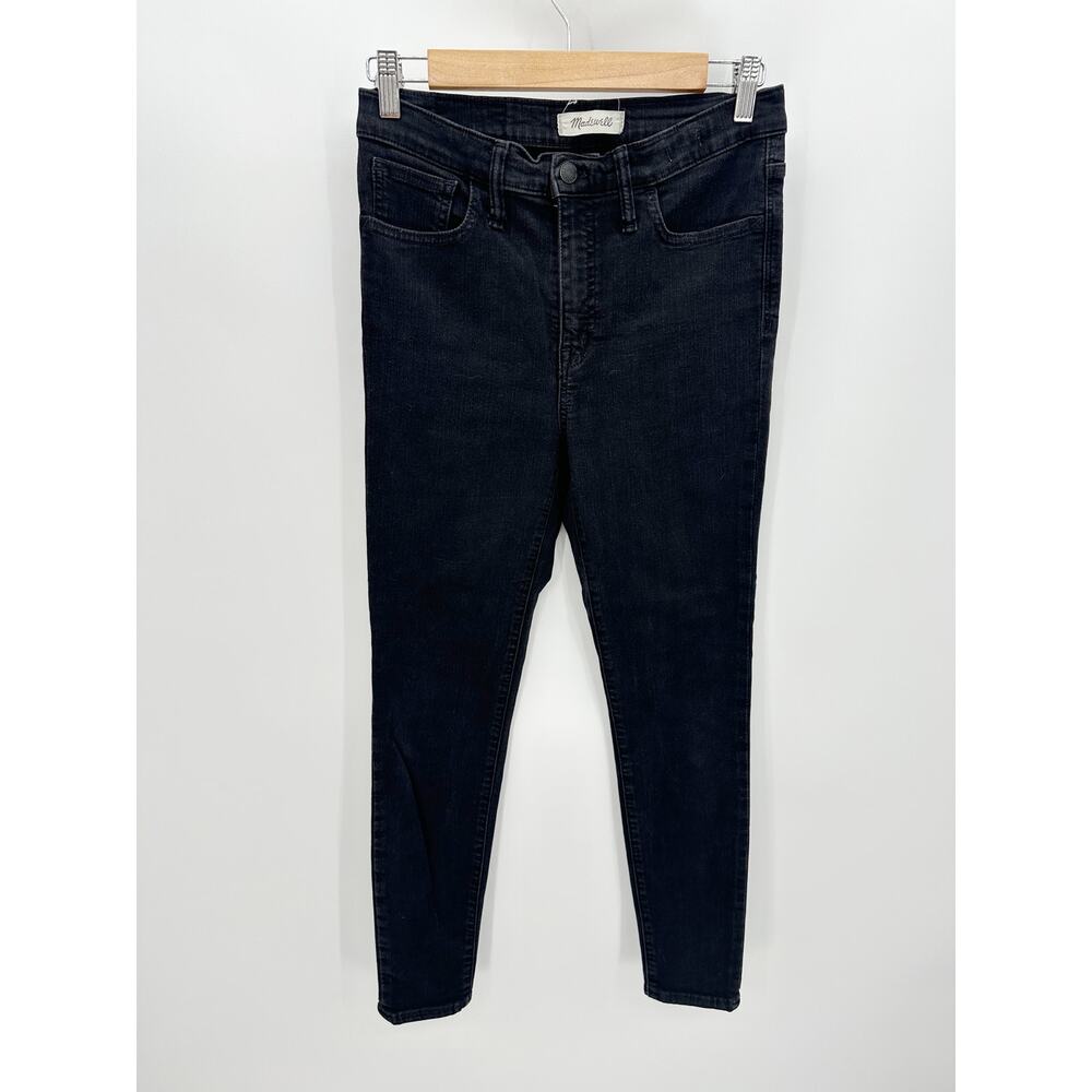 Madewell Bennett Black Wash Roadtripper Jeans‎ Viscose Cotton Womens Size 28